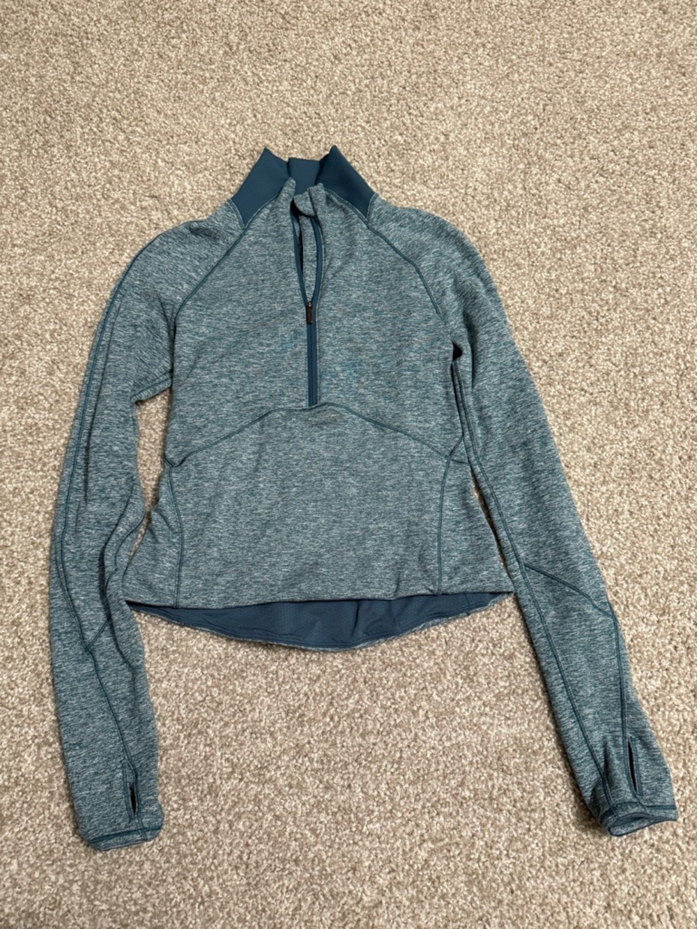 Lululemon Always Alert 1/2 Zip
Heathered Petrol Blue